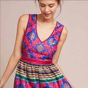 Anthropologie Payal Jain Francesca Colorful Dress